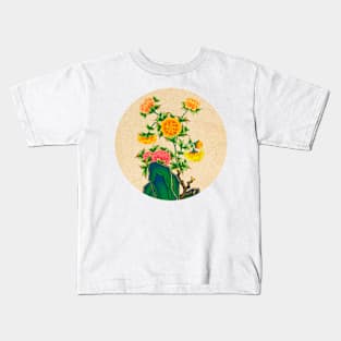 Minhwa: Peonies C Type Kids T-Shirt